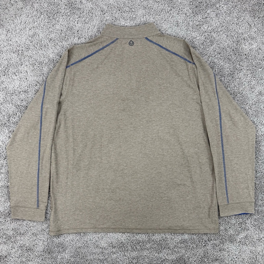 Tasc Carrollton 1/4 Zip Pullover Men's XXL NWT Organic Cotton Bamboo Stretch - Picture 9 of 11